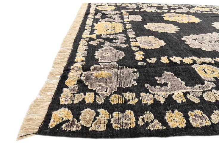 Detail image of 7' 10 x 10' 2 Hand Knotted Oushak Wool Rug