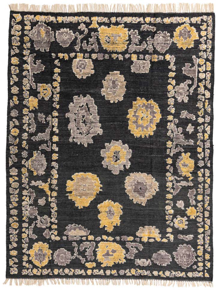 7' 10 x 10' 2 Hand Knotted Oushak Wool Rug