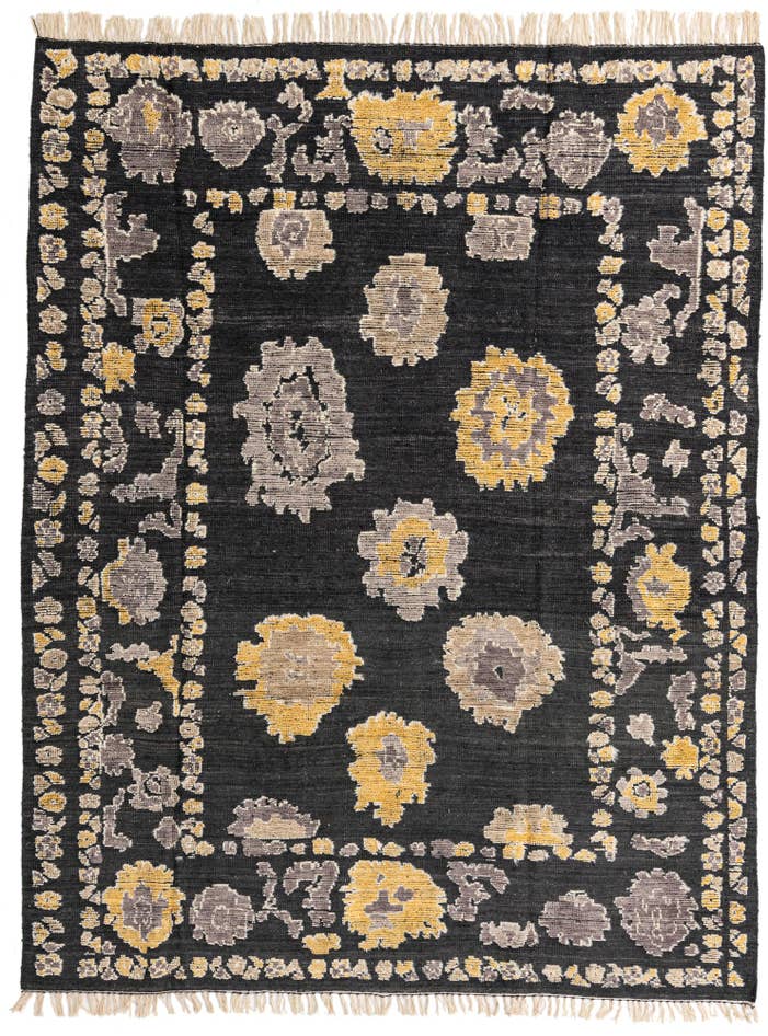 Detail image of 7' 10 x 10' 2 Hand Knotted Oushak Wool Rug