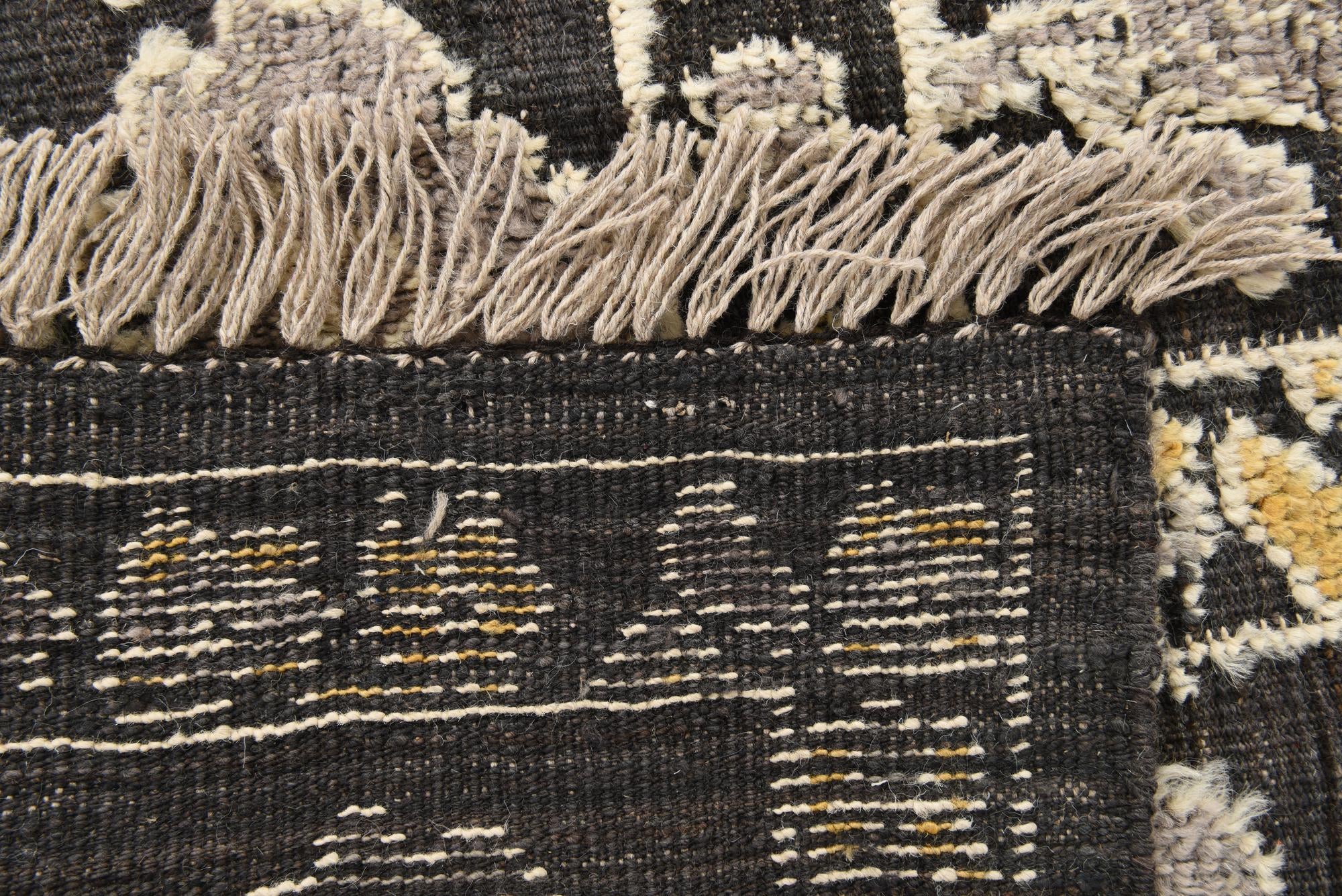 8' x 10' 4 Hand Knotted Oushak Wool Rug