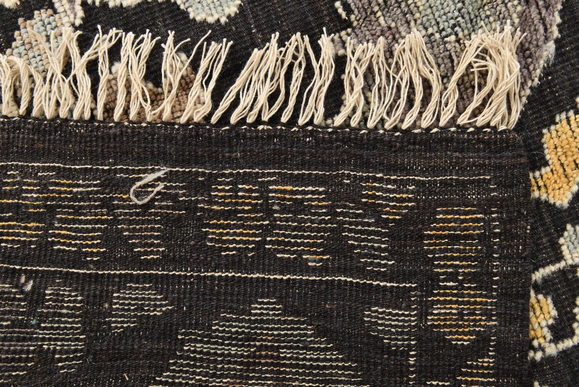 8' 2 x 10' 8 Hand Knotted Oushak Wool Rug