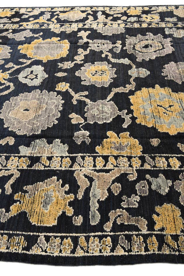 Detail image of 9' x 12' 6 Hand Knotted Oushak Wool Rug
