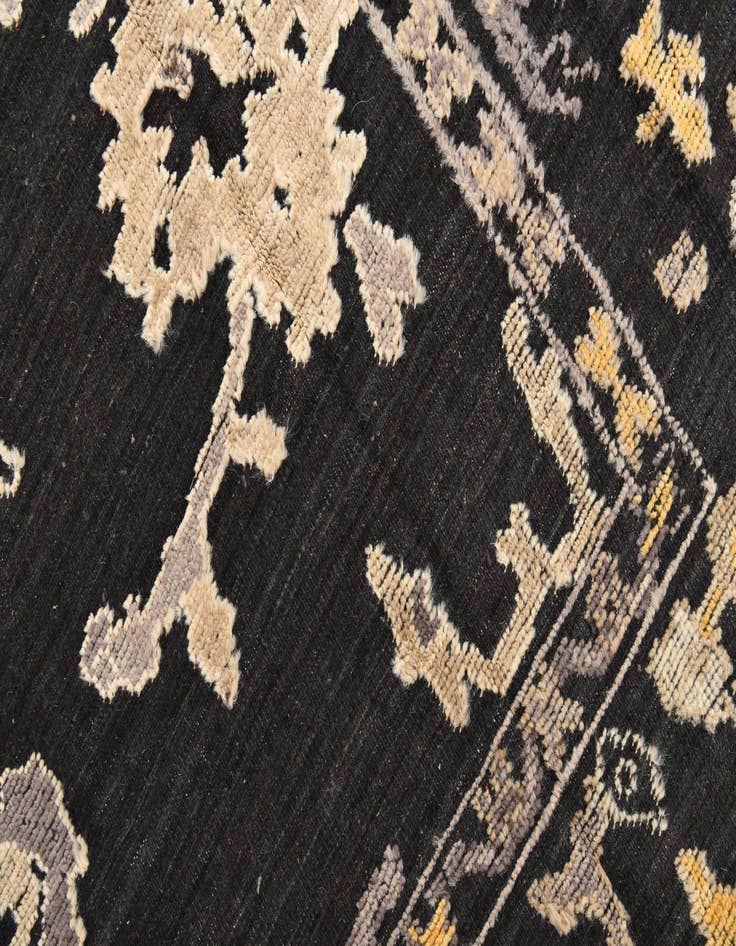 Detail image of 9' 2 x 12' 3  Hand Knotted Oushak Wool Rug