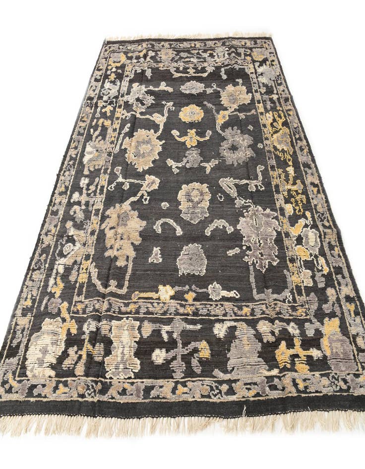 Detail image of 8' 2 x 9' 10 Hand Knotted Oushak Wool Rug