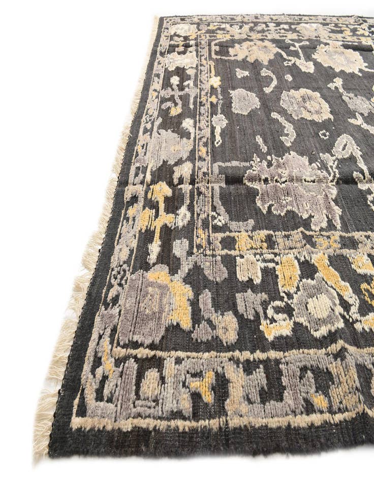 Detail image of 8' 2 x 9' 10 Hand Knotted Oushak Wool Rug