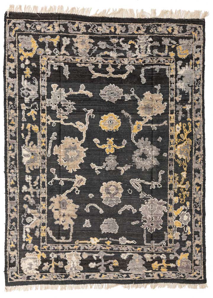8' 2 x 9' 10 Hand Knotted Oushak Wool Rug