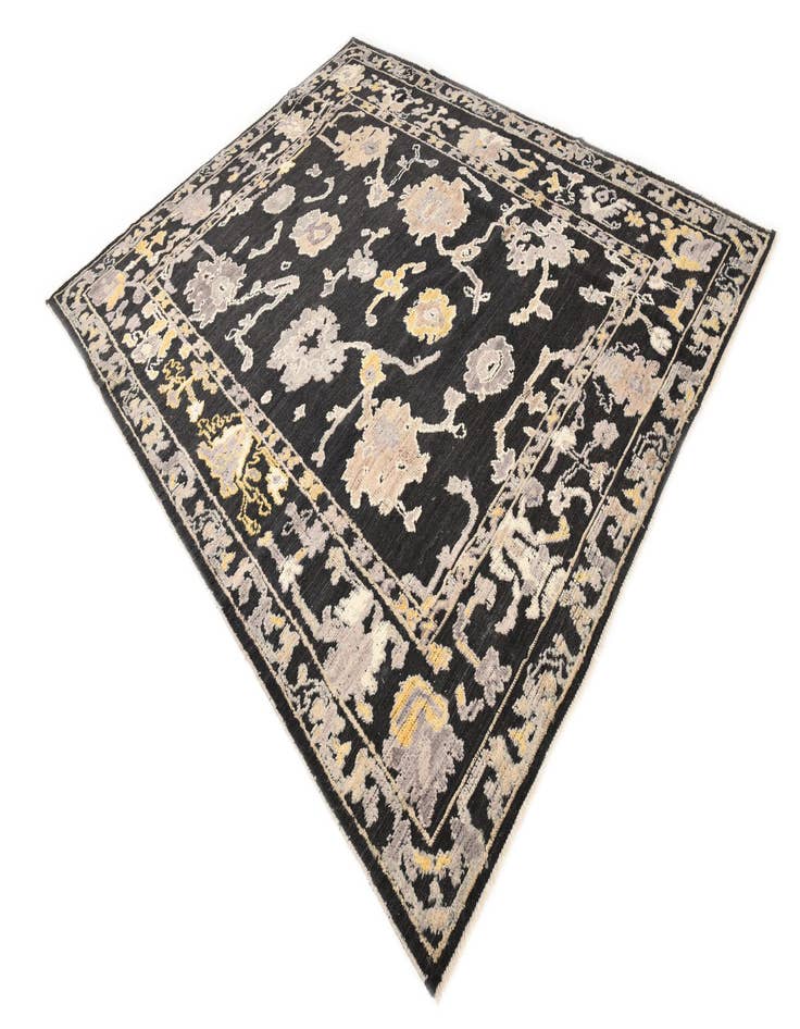 Detail image of 8' 1 x 10' 3 Hand Knotted Oushak Wool Rug