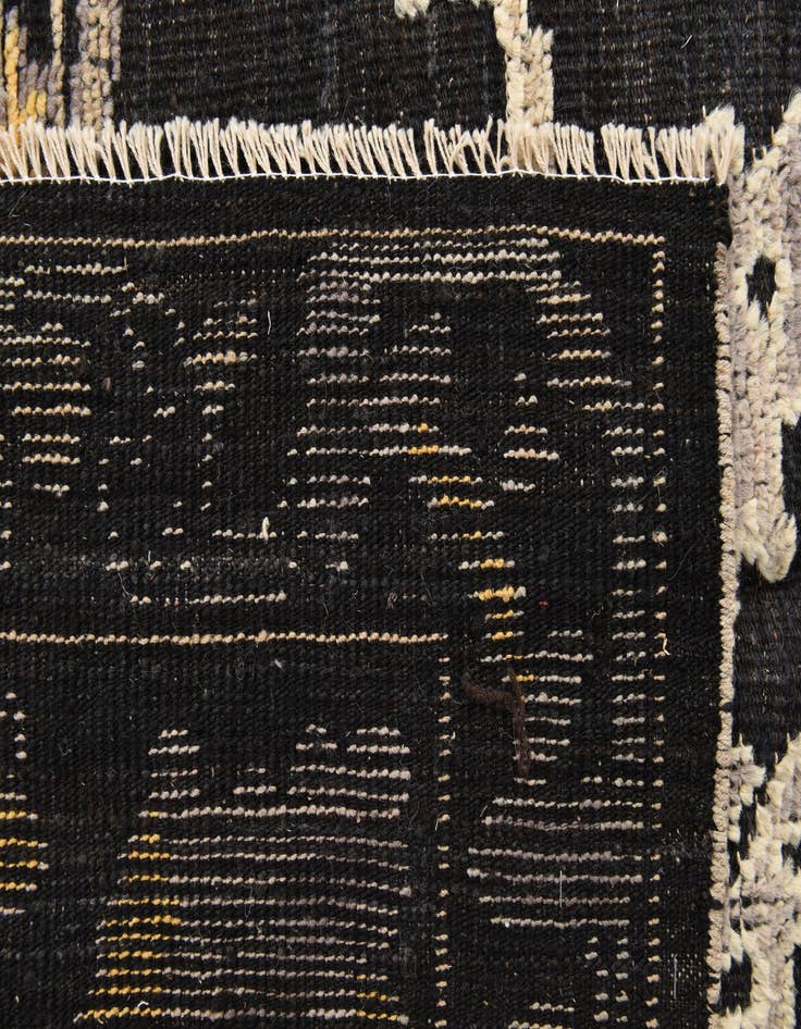 Detail image of 8' 1 x 10' 3 Hand Knotted Oushak Wool Rug