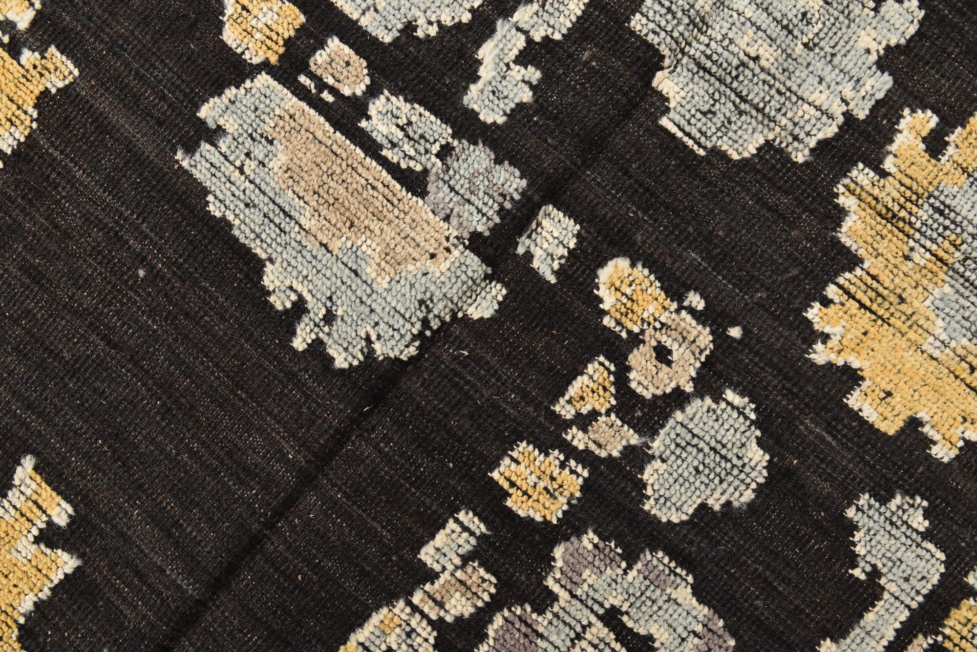 9' 2 x 12' 5 Hand Knotted Oushak Wool Rug