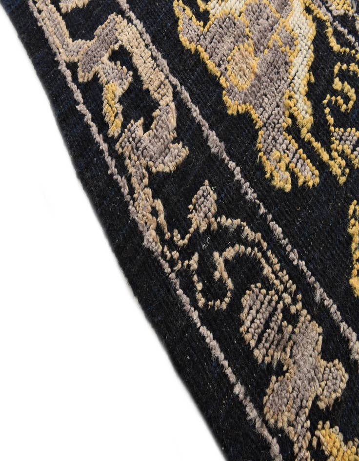 Detail image of 9' 5 x 12' 6  Hand Knotted Oushak Wool Rug