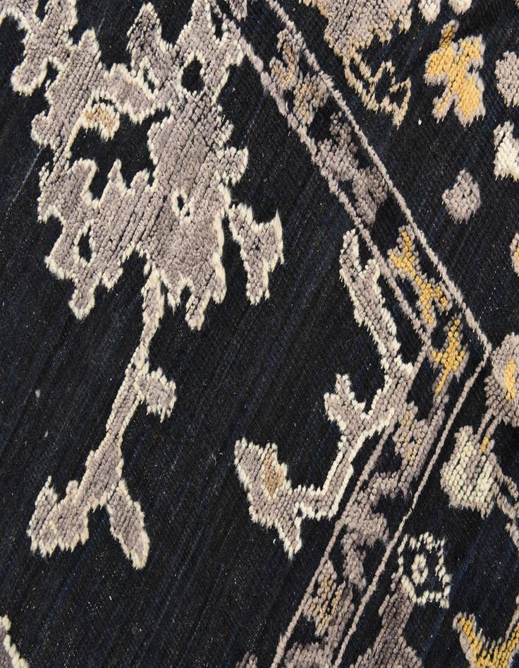 Detail image of 9' 5 x 12' 6  Hand Knotted Oushak Wool Rug