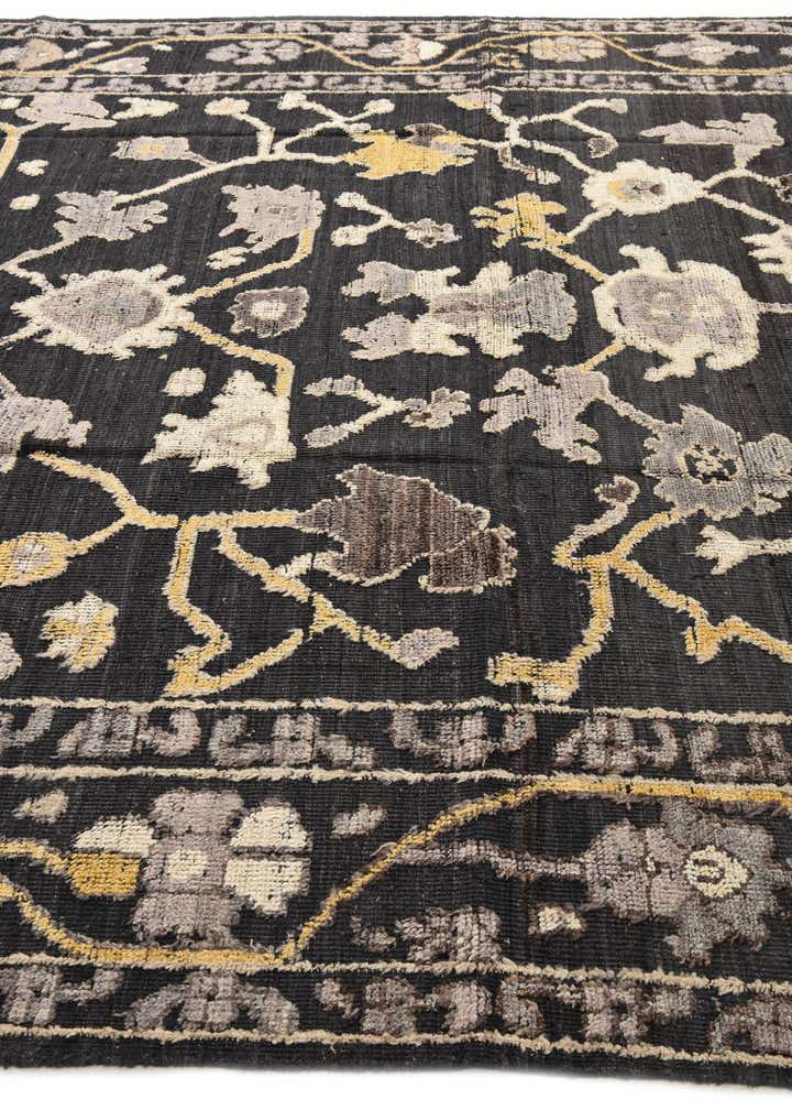 9' 2 x 12' Hand Knotted Oushak Wool Rug