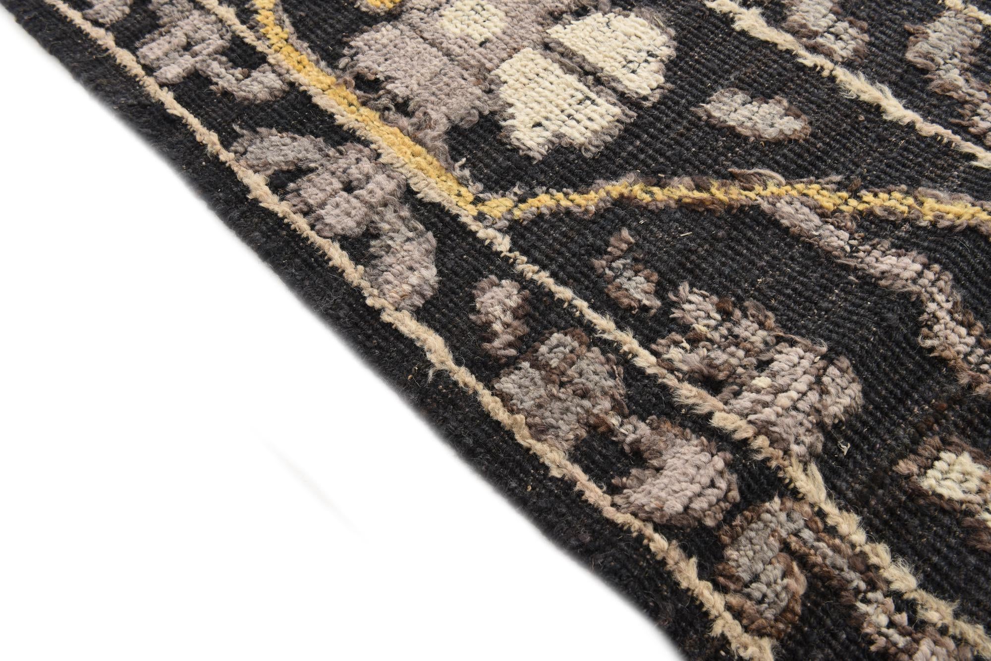 9' 2 x 12' Hand Knotted Oushak Wool Rug