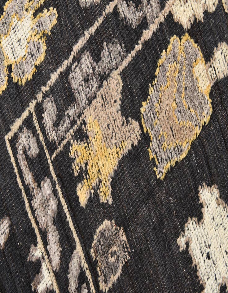 Detail image of 9' 2 x 12'  Hand Knotted Oushak Wool Rug