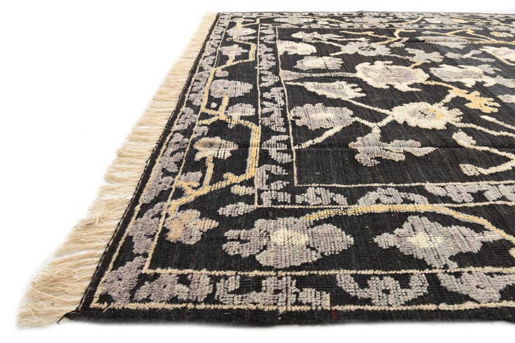 Detail image of 8' 2 x 10' 2 Hand Knotted Oushak Wool Rug