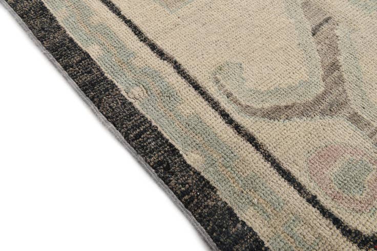 Detail image of 9' 2 x 11' 5 Hand Knotted Oushak Wool Rug