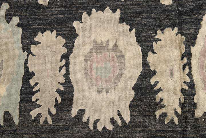 9' 2 x 11' 5 Hand Knotted Oushak Wool Rug