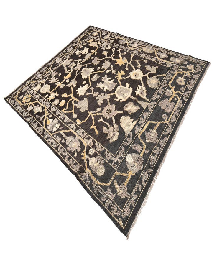 Detail image of 8' 3 x 10' 4  Hand Knotted Oushak Wool Rug