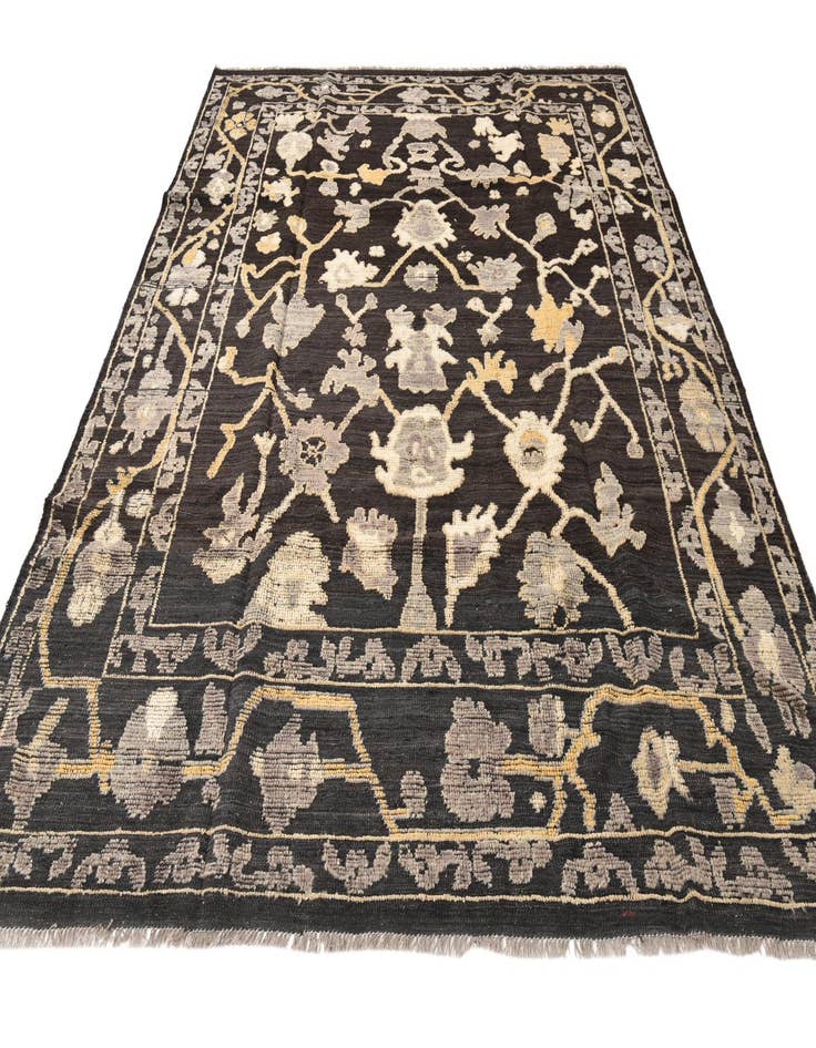 Detail image of 8' 3 x 10' 4  Hand Knotted Oushak Wool Rug