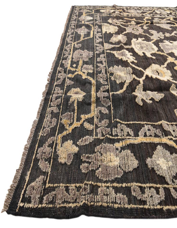 Detail image of 8' 3 x 10' 4  Hand Knotted Oushak Wool Rug