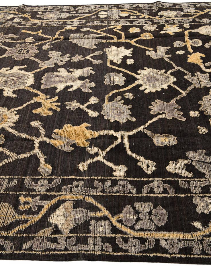 Detail image of 8' 3 x 10' 4  Hand Knotted Oushak Wool Rug
