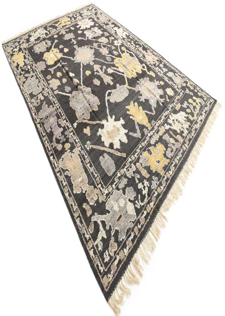 10' 1 x 14' 6 Hand Knotted Oushak Wool Rug