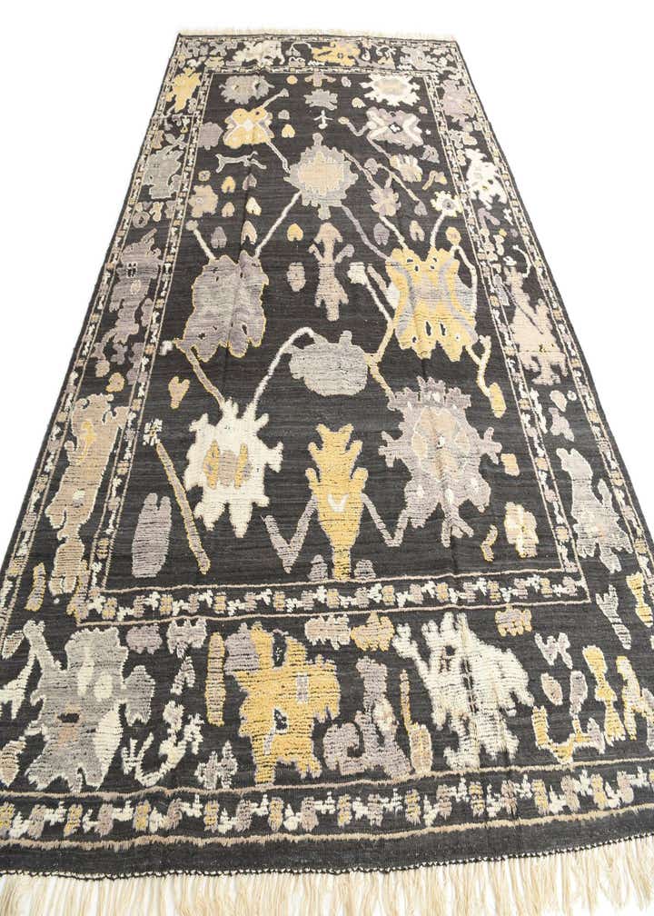 10' 1 x 14' 6 Hand Knotted Oushak Wool Rug