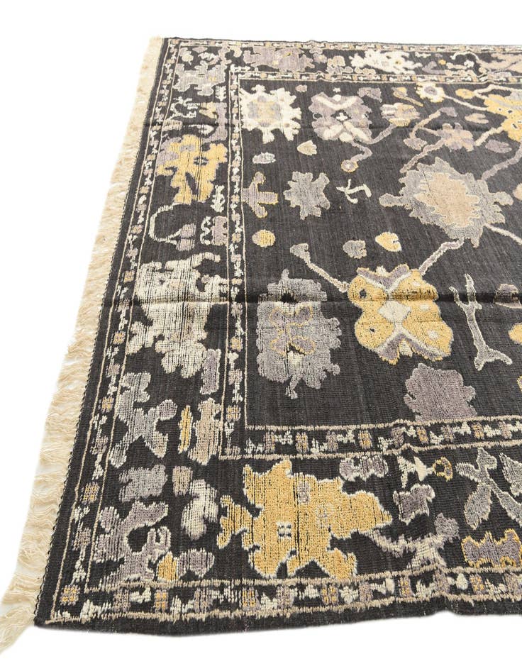 Detail image of 10' 1 x 14' 6 Hand Knotted Oushak Wool Rug