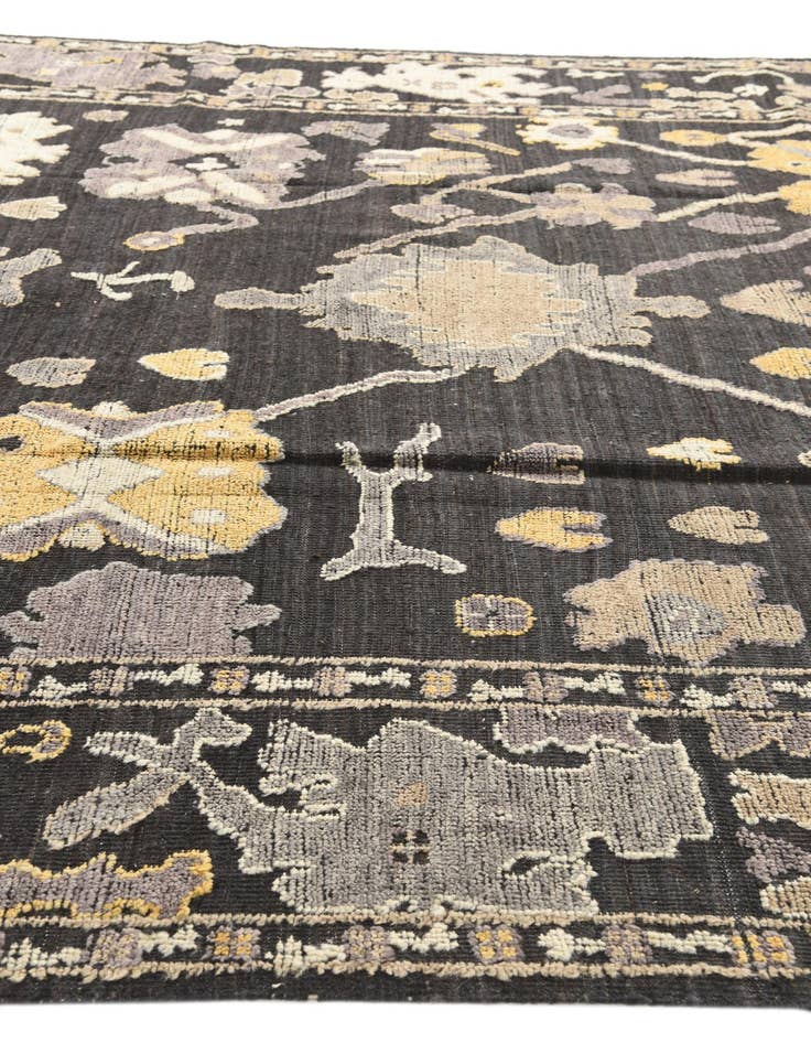 Detail image of 10' 1 x 14' 6 Hand Knotted Oushak Wool Rug