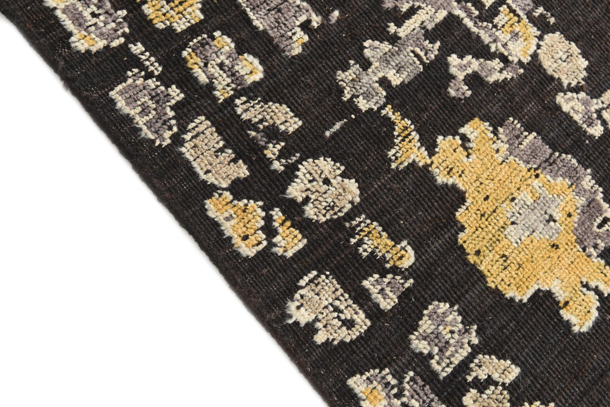 9' 3 x 13' 4 Hand Knotted Oushak Wool Rug
