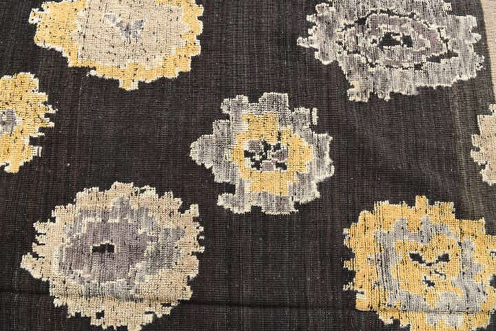 9' 3 x 13' 4 Hand Knotted Oushak Wool Rug