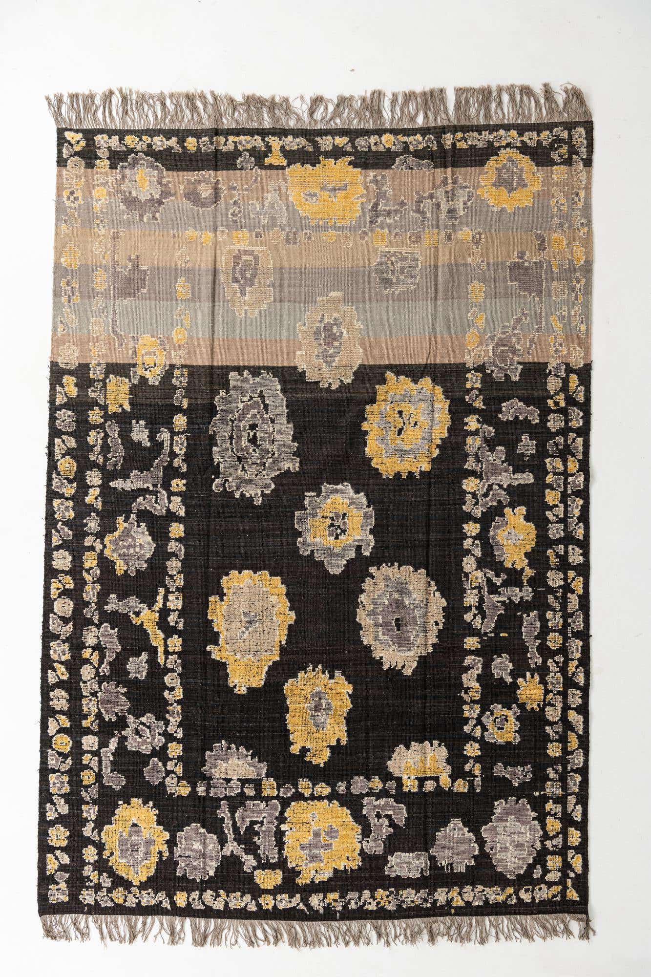 9' 3 x 13' 4 Hand Knotted Oushak Wool Rug