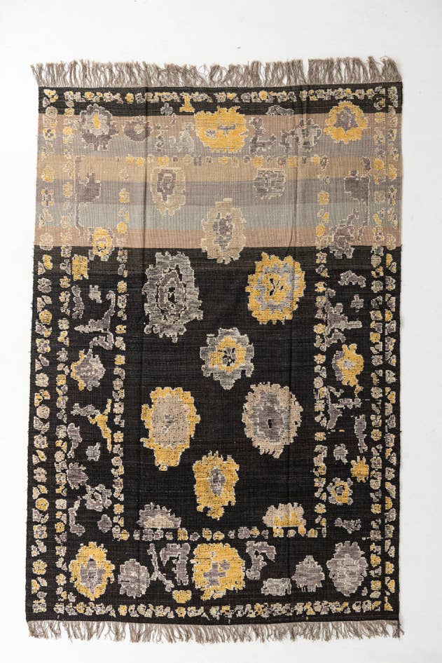 Detail image of 9' 3 x 13' 4 Hand Knotted Oushak Wool Rug
