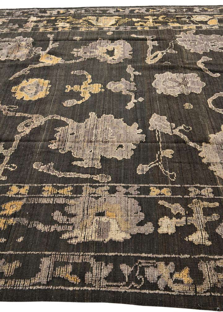 9' 4 x 12' 3 Hand Knotted Oushak Wool Rug