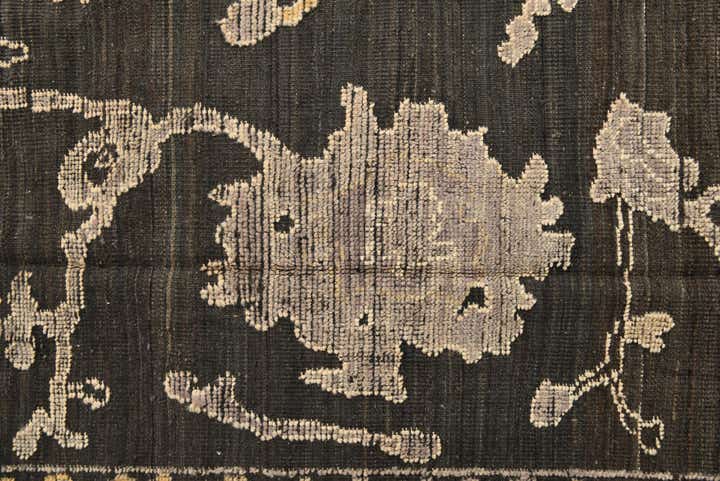 9' 4 x 12' 3 Hand Knotted Oushak Wool Rug