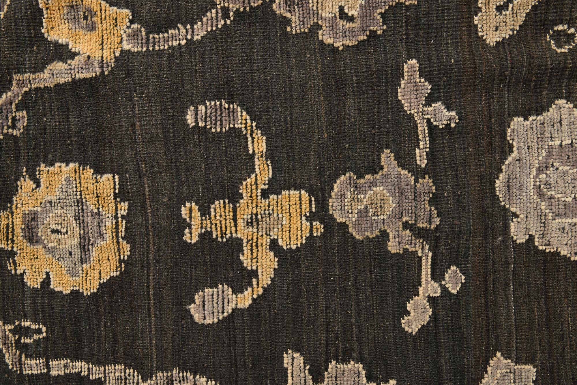 9' 4 x 12' 3 Hand Knotted Oushak Wool Rug