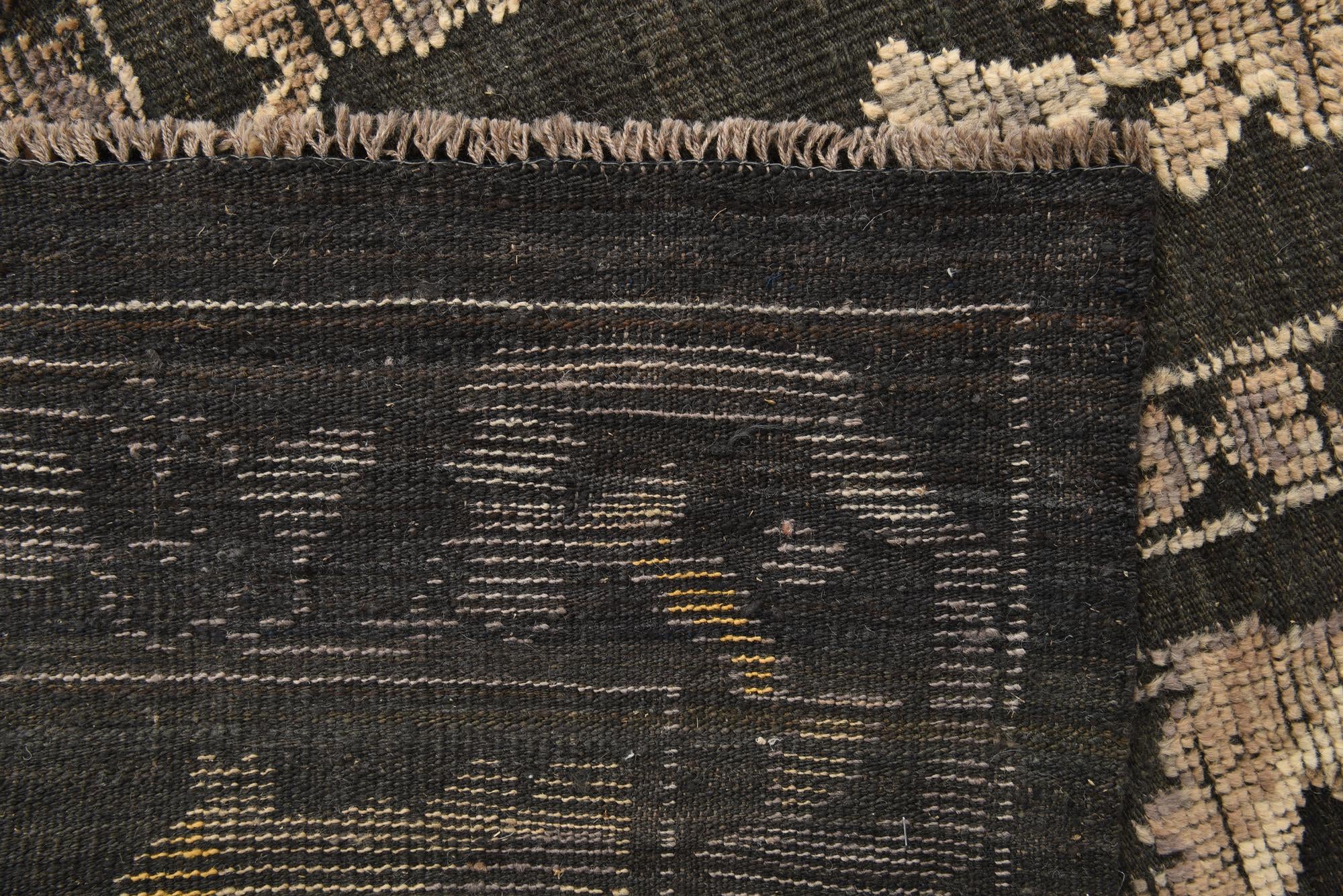 9' 4 x 12' 3 Hand Knotted Oushak Wool Rug