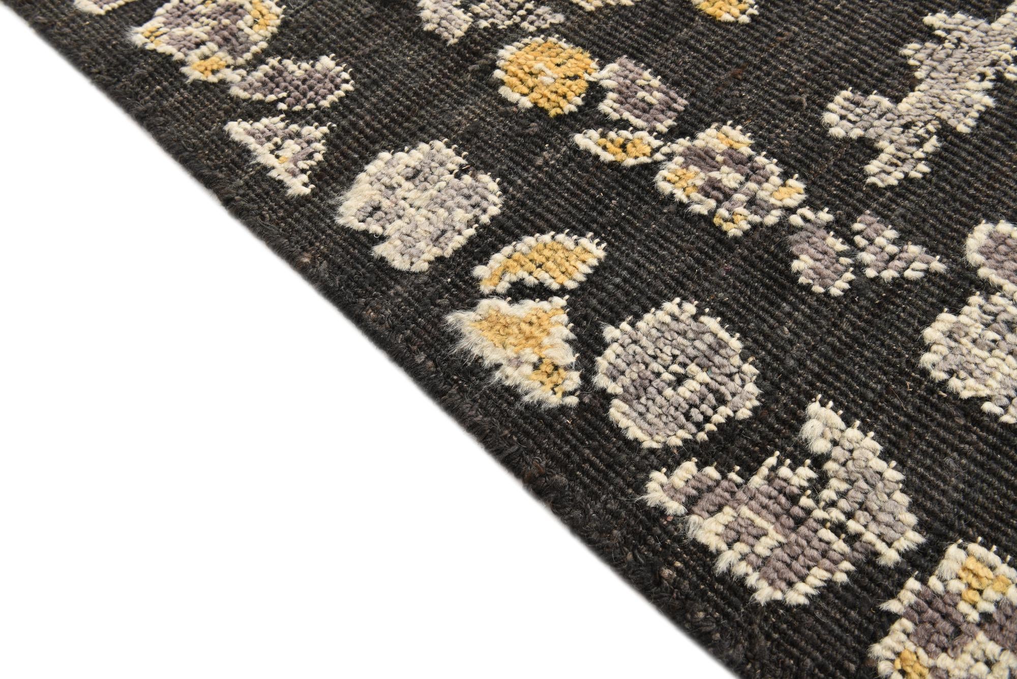 8' 2 x 10' 7 Hand Knotted Oushak Wool Rug