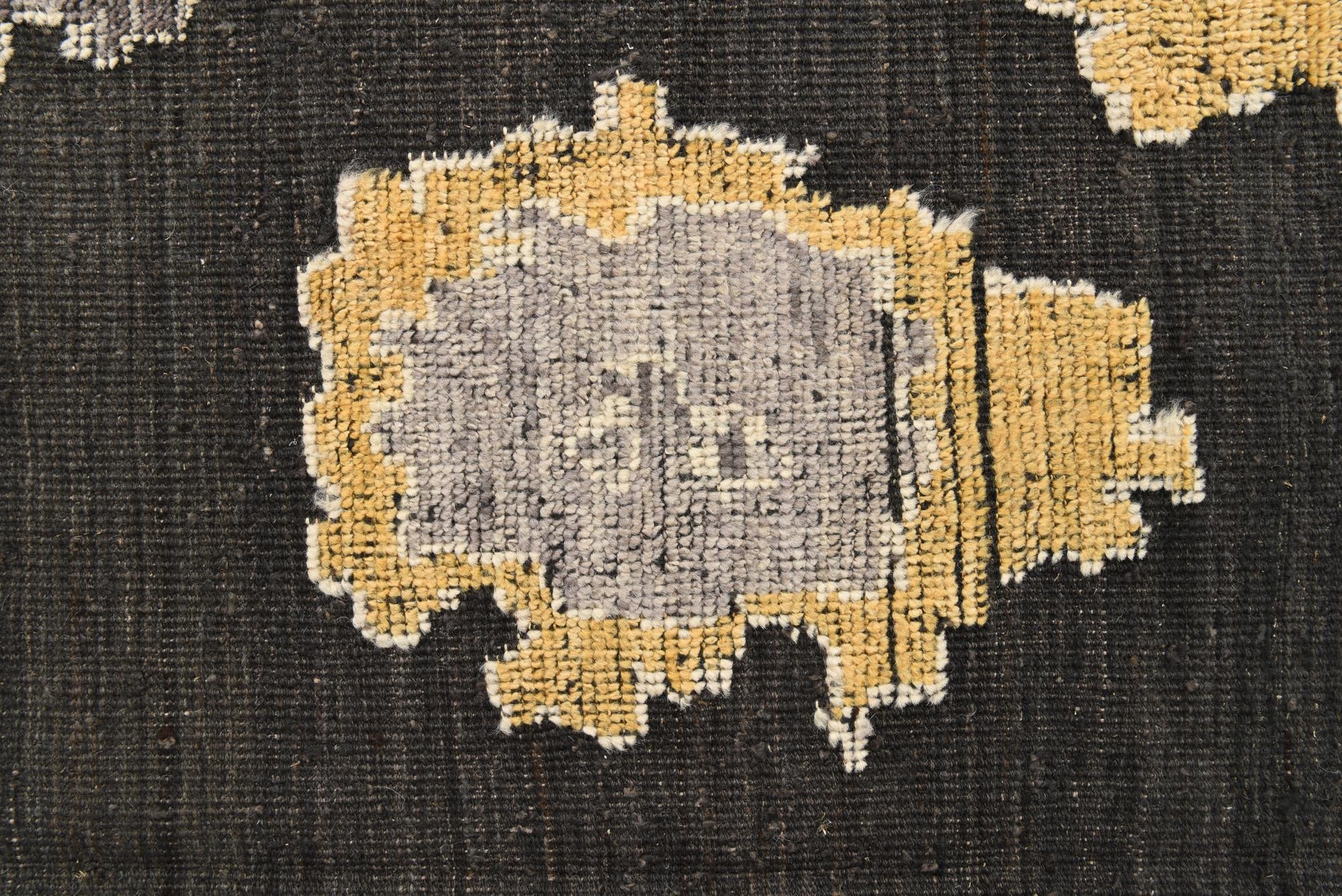 8' 2 x 10' 7 Hand Knotted Oushak Wool Rug