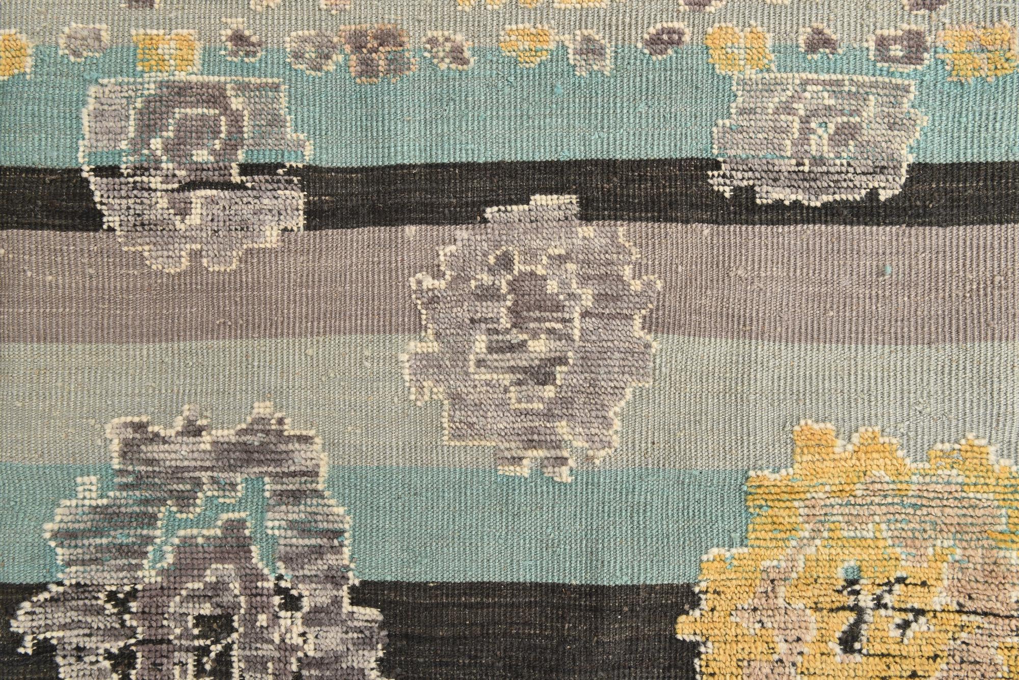 8' 2 x 10' 7 Hand Knotted Oushak Wool Rug