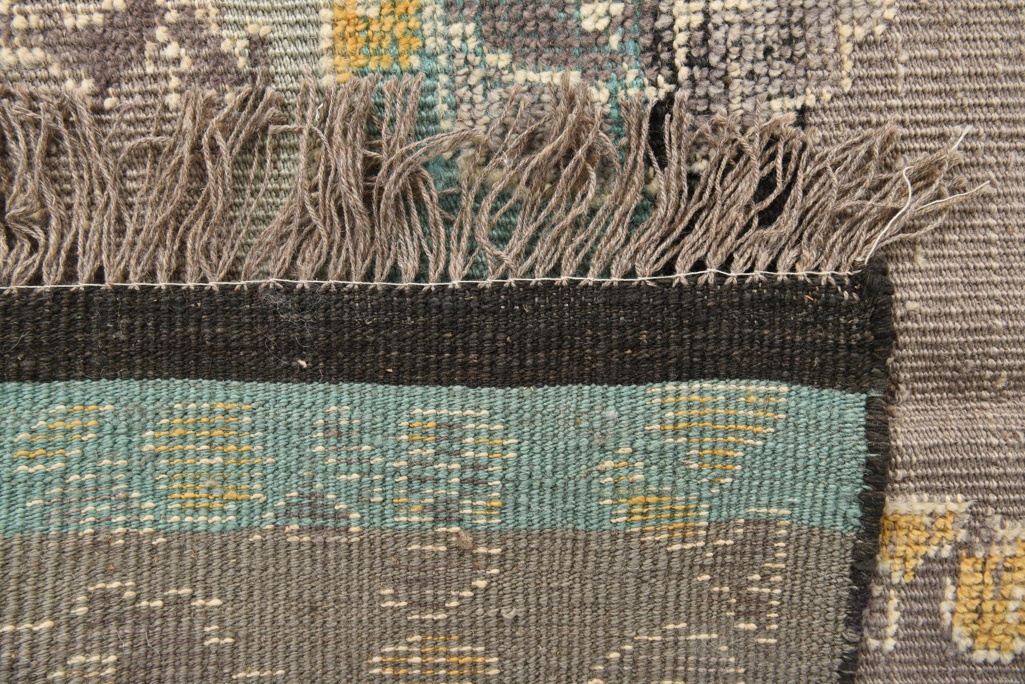 8' 2 x 10' 7 Hand Knotted Oushak Wool Rug