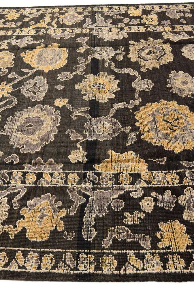 8' 2 x 10' 4 Hand Knotted Oushak Wool Rug
