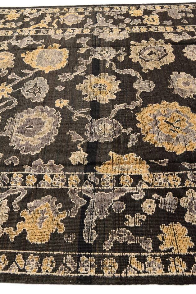 Detail image of 8' 2 x 10' 4 Hand Knotted Oushak Wool Rug