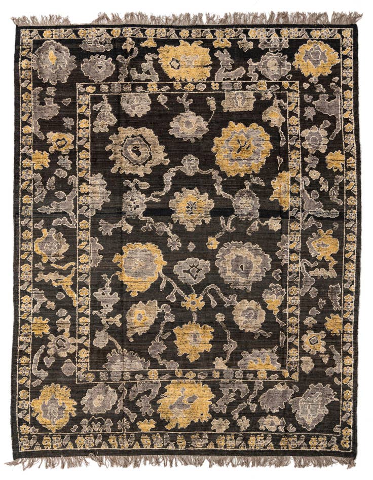 Detail image of 8' 2 x 10' 4 Hand Knotted Oushak Wool Rug
