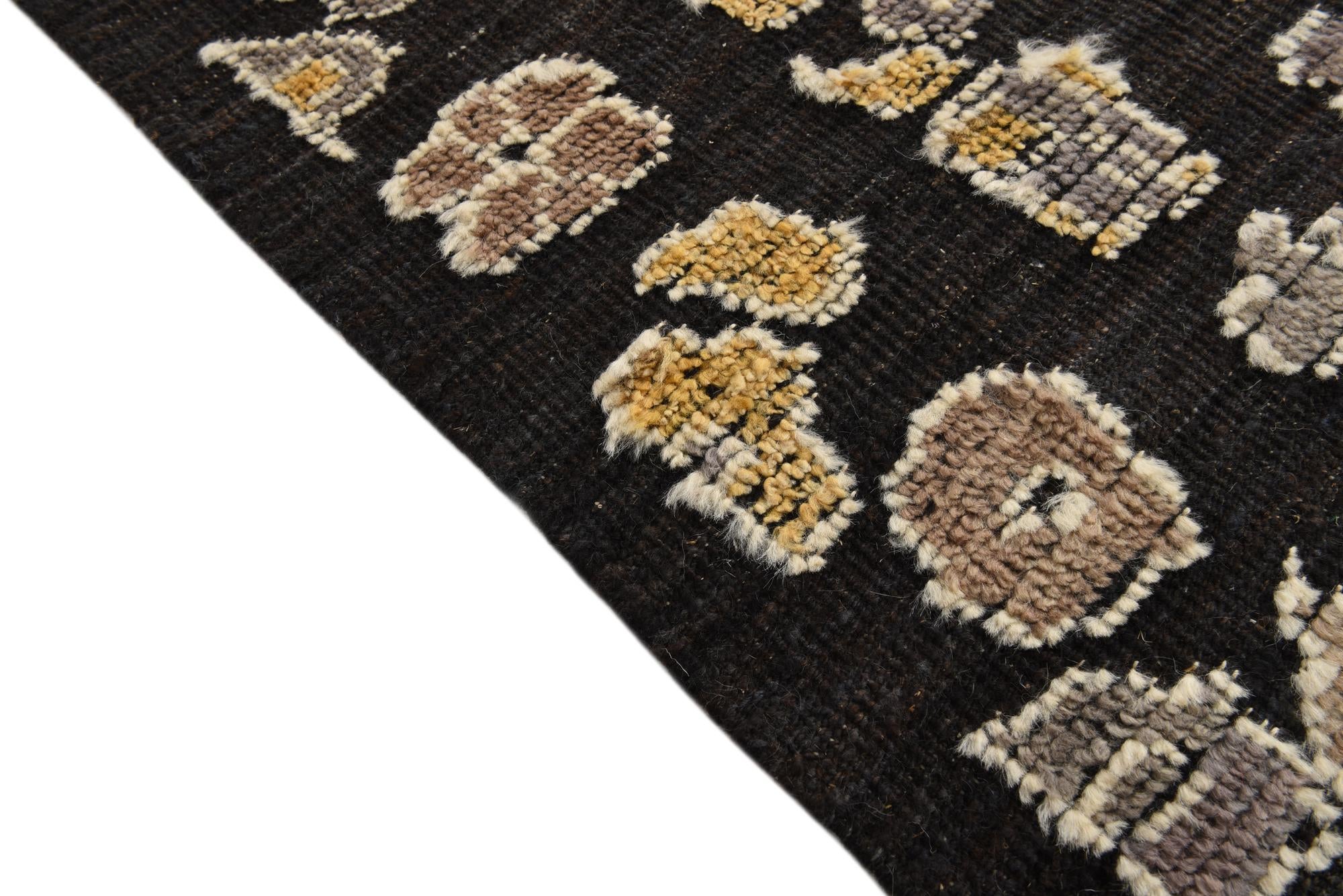 10' x 14' Hand Knotted Oushak Wool Rug