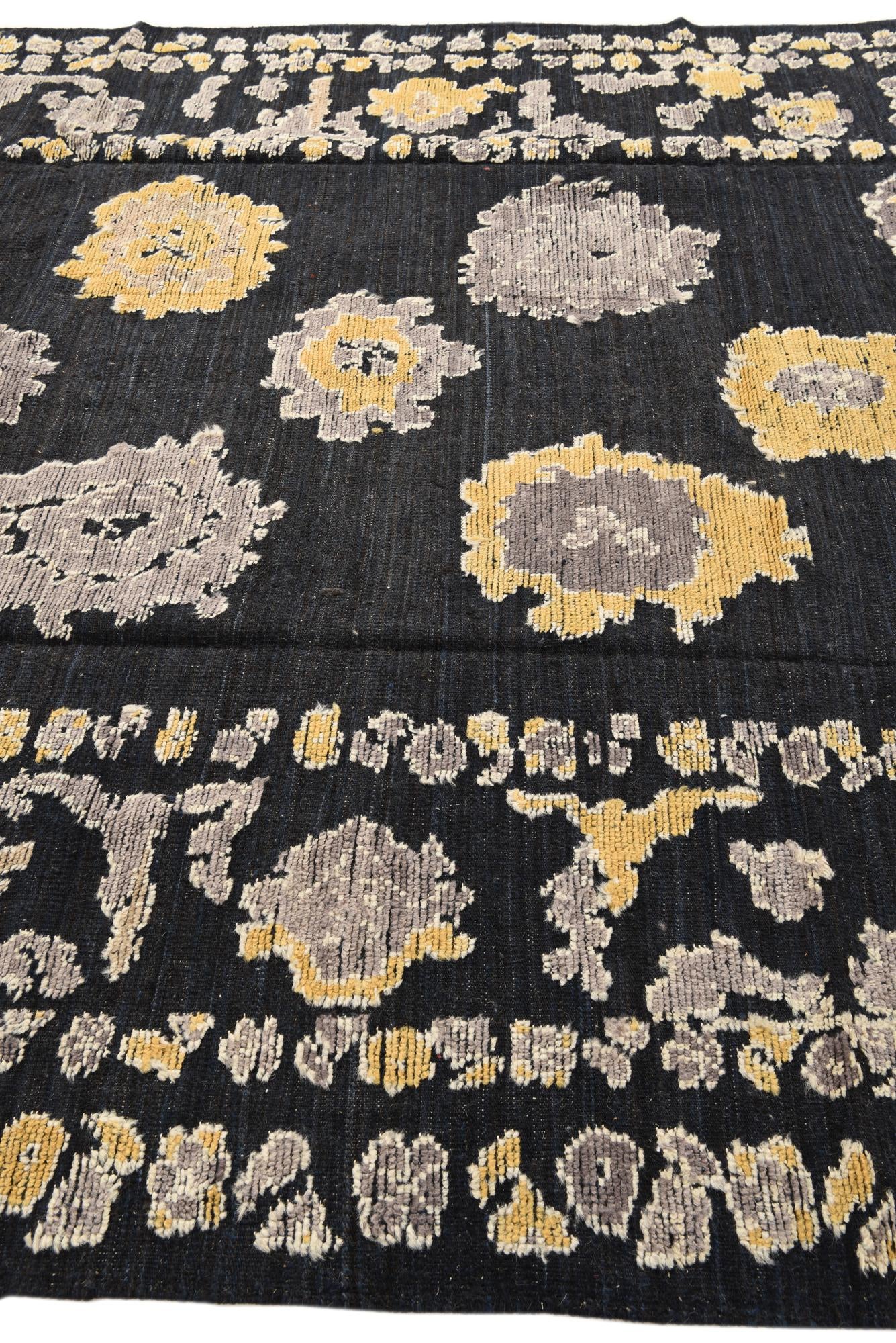 8' x 10' 1 Hand Knotted Oushak Wool Rug
