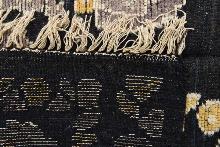 8' x 10' 1 Hand Knotted Oushak Wool Rug