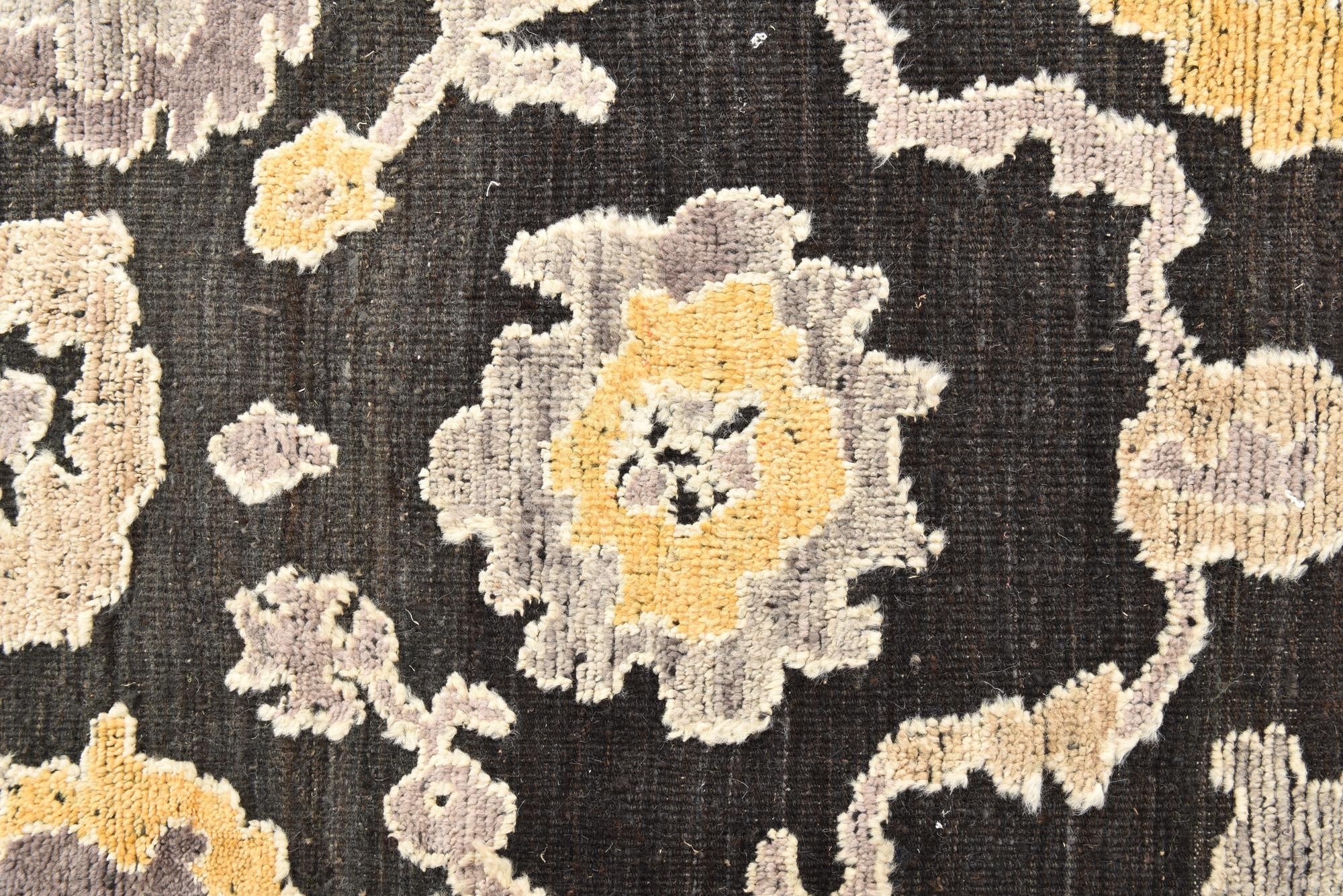 9' x 11' 9 Hand Knotted Oushak Wool Rug