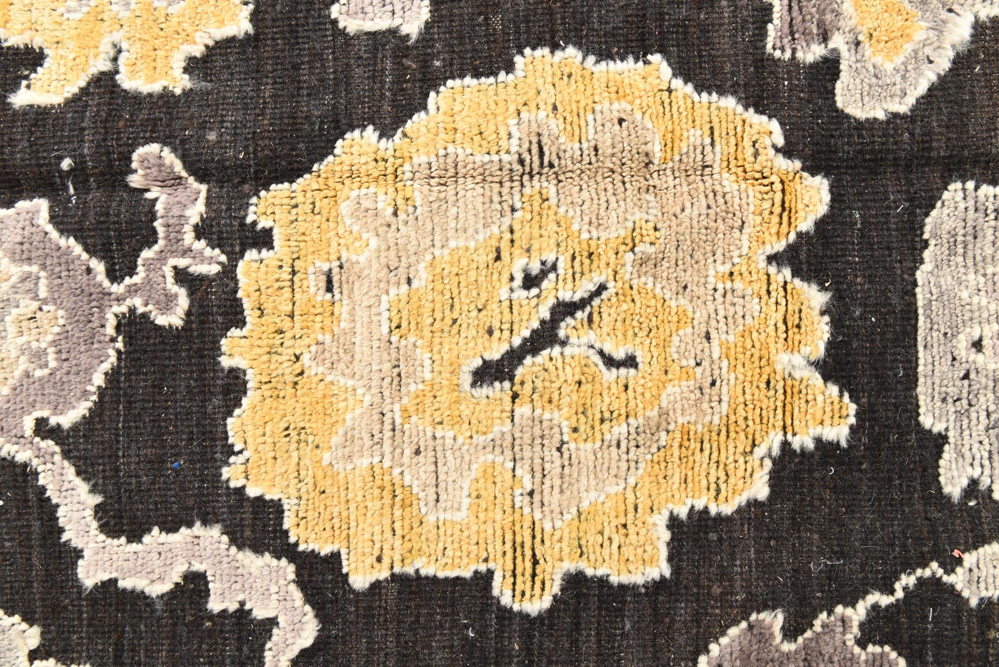 9' x 11' 9 Hand Knotted Oushak Wool Rug