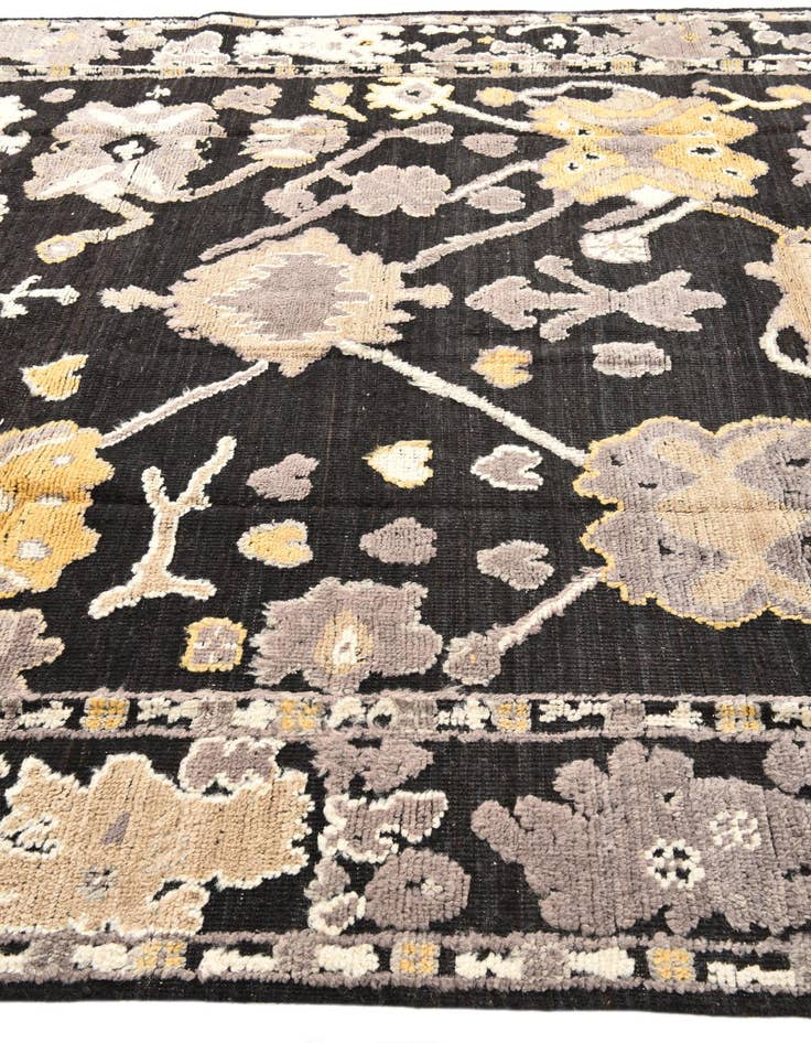 Detail image of 8' 2 x 9' 11 Hand Knotted Oushak Wool Rug